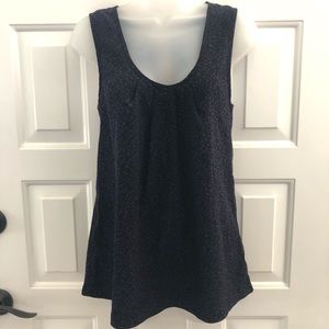 Gap Black and Blue Sleeveless Top